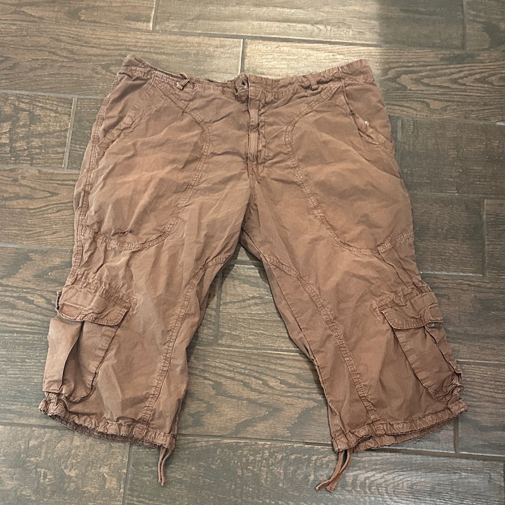 H&M Brown Cargo Shorts for Men